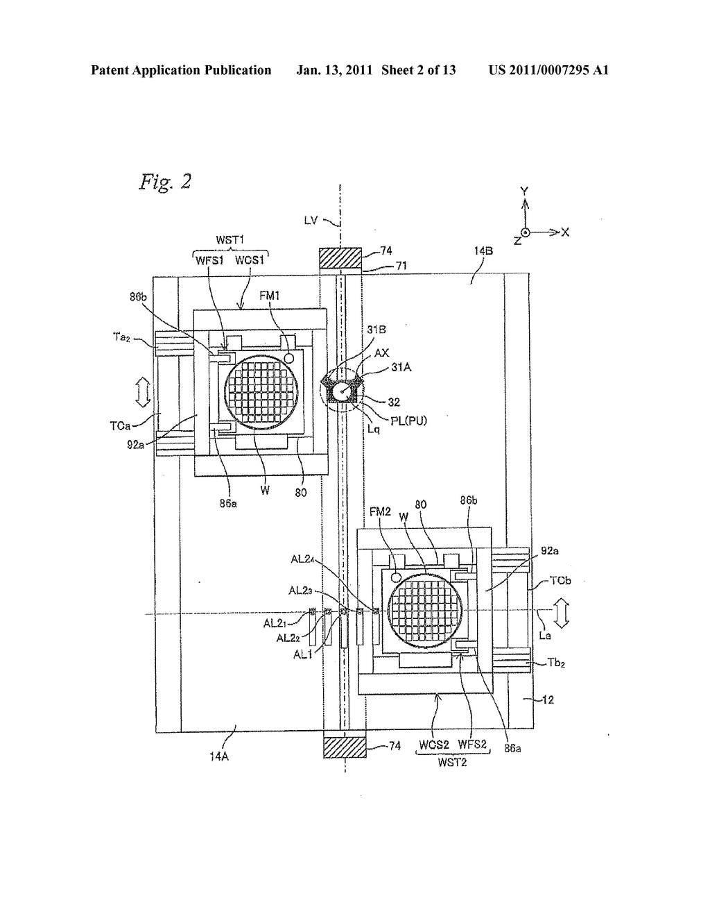 MOVABLE BODY APPARATUS, EXPOSURE APPARATUS AND DEVICE MANUFACTURING METHOD - diagram, schematic, and image 03