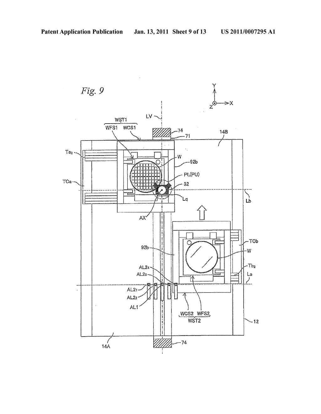 MOVABLE BODY APPARATUS, EXPOSURE APPARATUS AND DEVICE MANUFACTURING METHOD - diagram, schematic, and image 10