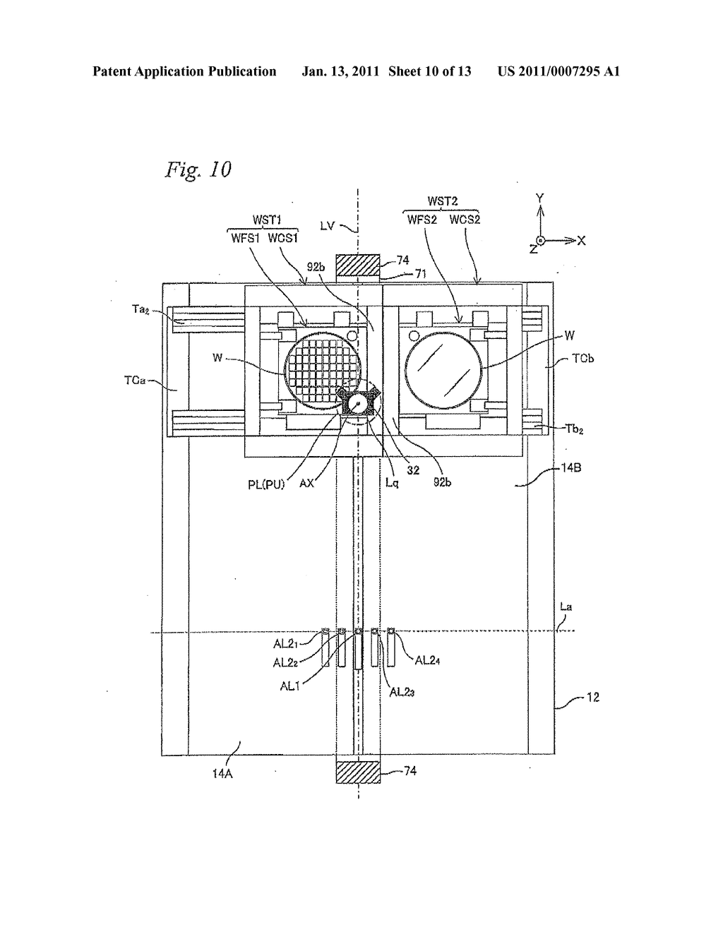 MOVABLE BODY APPARATUS, EXPOSURE APPARATUS AND DEVICE MANUFACTURING METHOD - diagram, schematic, and image 11