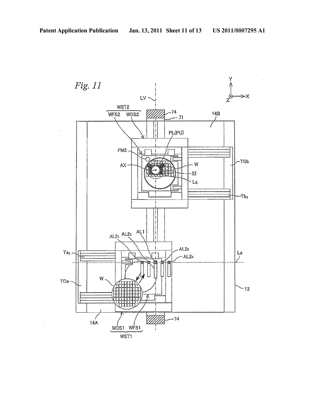MOVABLE BODY APPARATUS, EXPOSURE APPARATUS AND DEVICE MANUFACTURING METHOD - diagram, schematic, and image 12