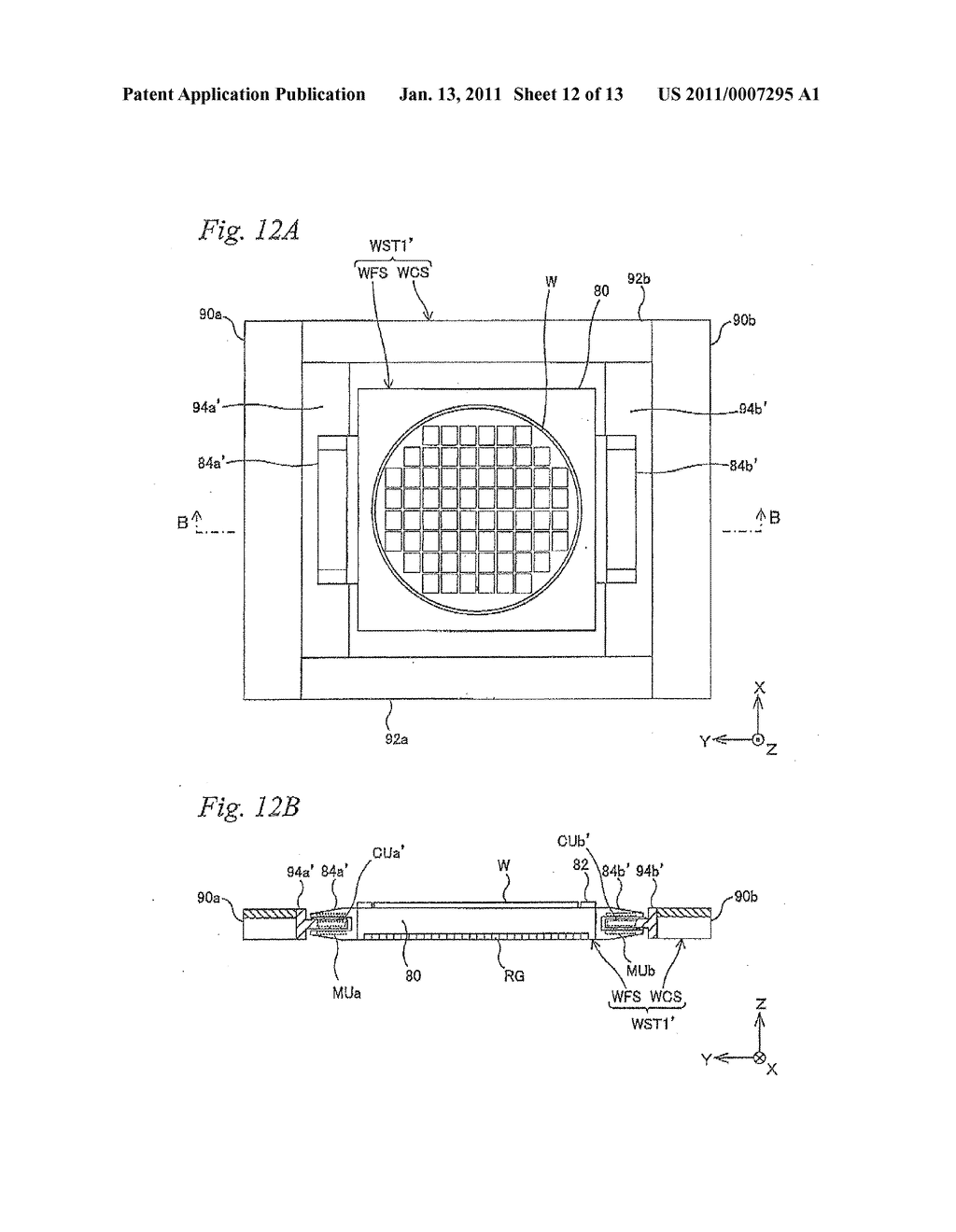 MOVABLE BODY APPARATUS, EXPOSURE APPARATUS AND DEVICE MANUFACTURING METHOD - diagram, schematic, and image 13