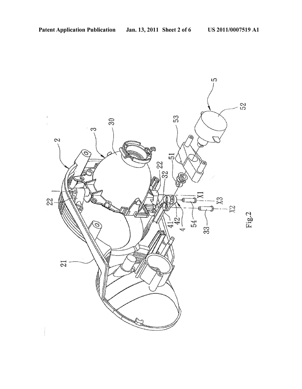 ROTATABLE VEHICULAR LAMP - diagram, schematic, and image 03