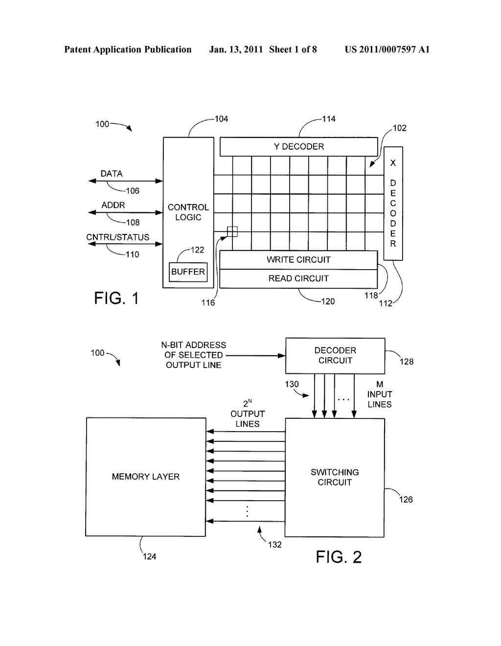 Semiconductor Control Line Address Decoding Circuit - diagram, schematic, and image 02