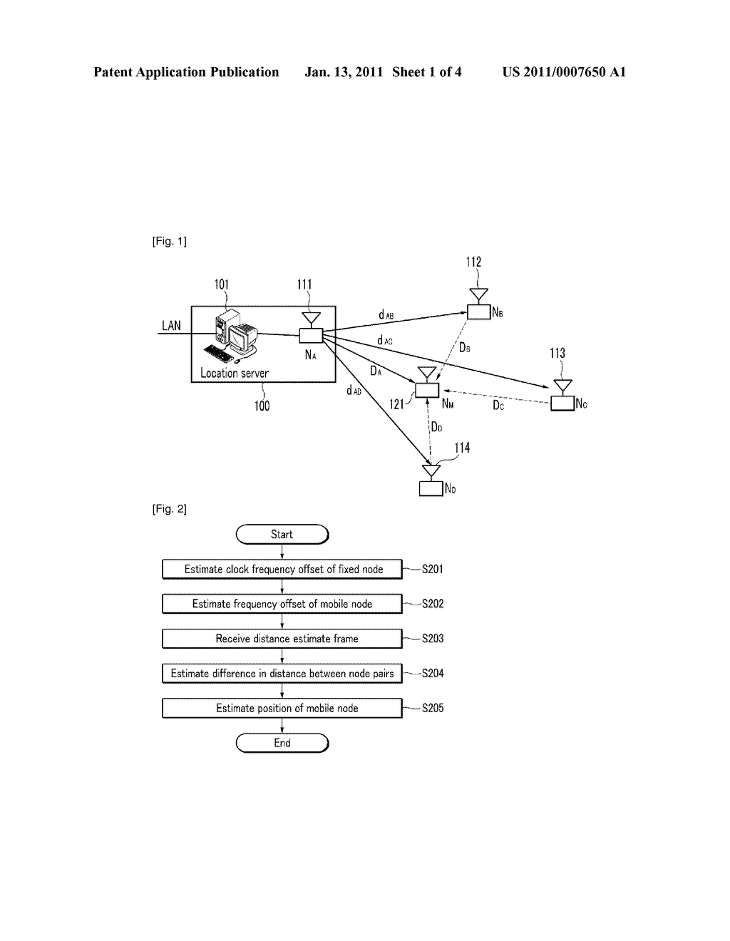 METHOD OF ESTIMATING POSITION OF MOBILE NODE IN WIRELESS SENSOR NETWORK - diagram, schematic, and image 02