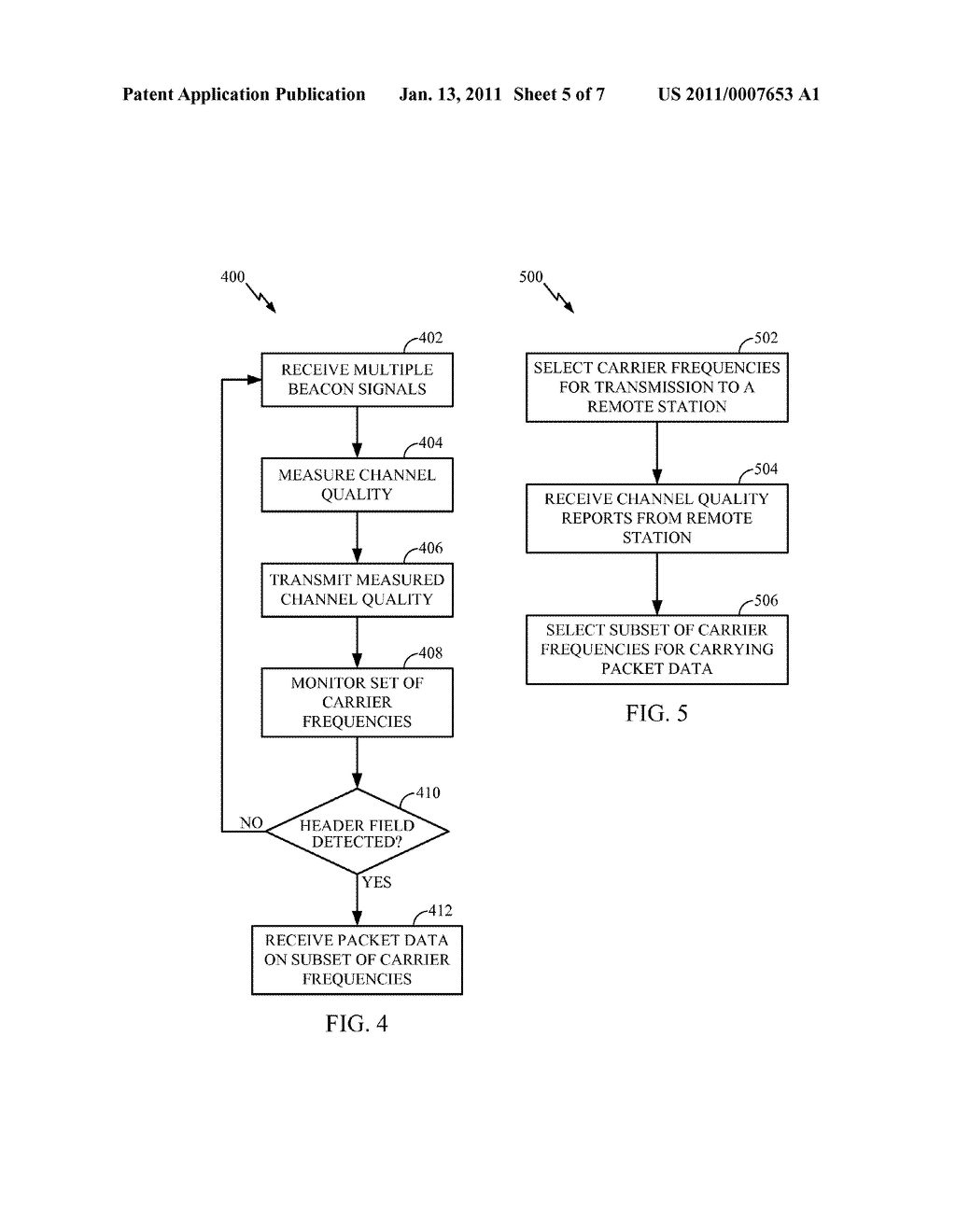 APPARATUS AND METHOD FOR RECEIVING PACKET DATA ON A SUBSET OF CARRIER FREQUENCIES IN A WIRELESS COMMUNICATION SYSTEM - diagram, schematic, and image 06
