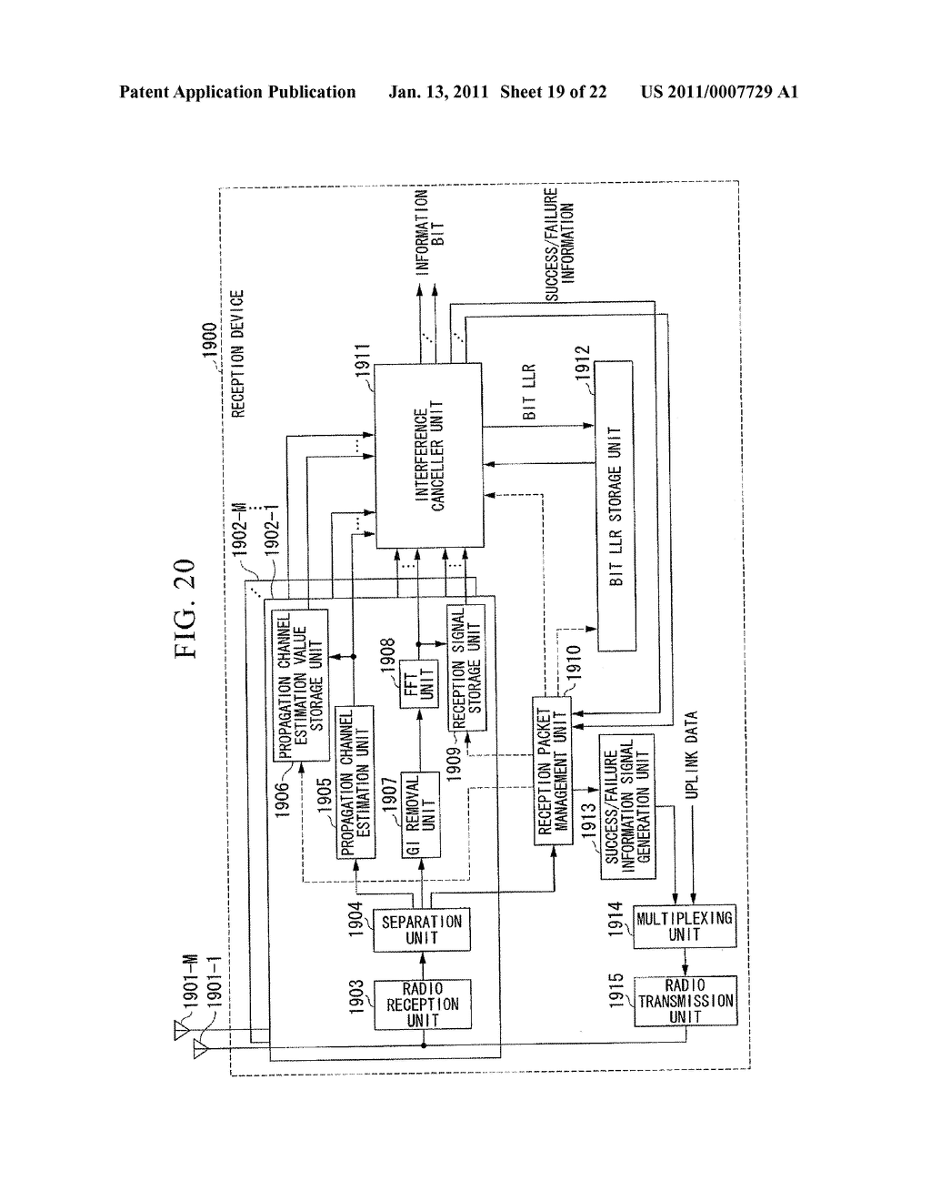 RECEPTION DEVICE, TRANSMISSION DEVICE, COMMUNICATION SYSTEM, AND COMMUNICATION METHOD - diagram, schematic, and image 20