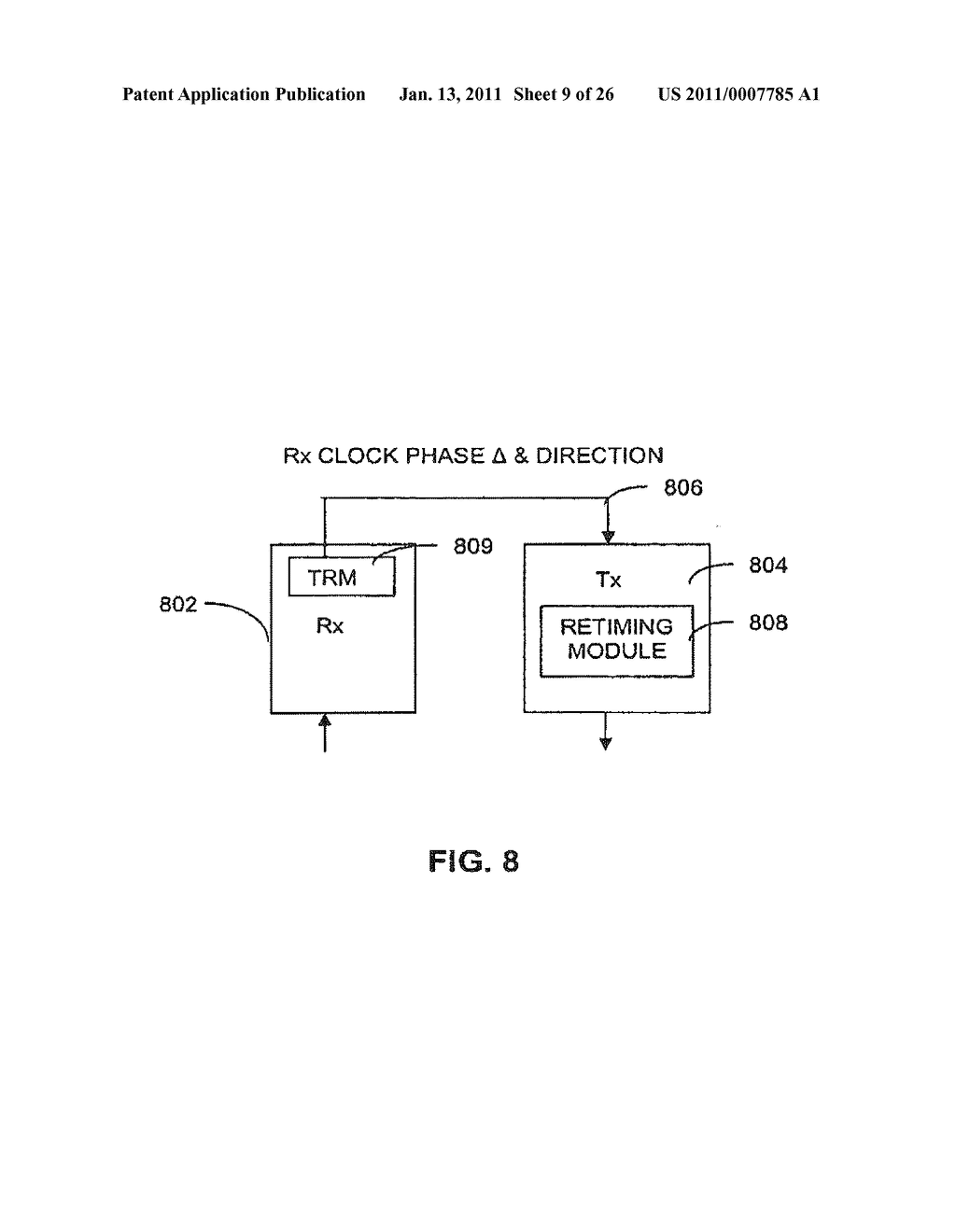 Method and Transceiver System Having a Transmit Clock Signal Phase that is Phase-Locked with a Receive Clock Signal Phase - diagram, schematic, and image 10