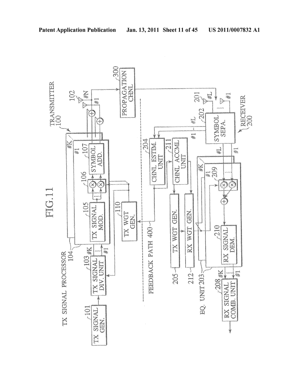 MULTIPLE-OUTPUT MULTIPLE-INPUT (MIMO) COMMUNICATION SYSTEM, MIMO RECEIVER AND MIMO RECEIVING METHOD - diagram, schematic, and image 12