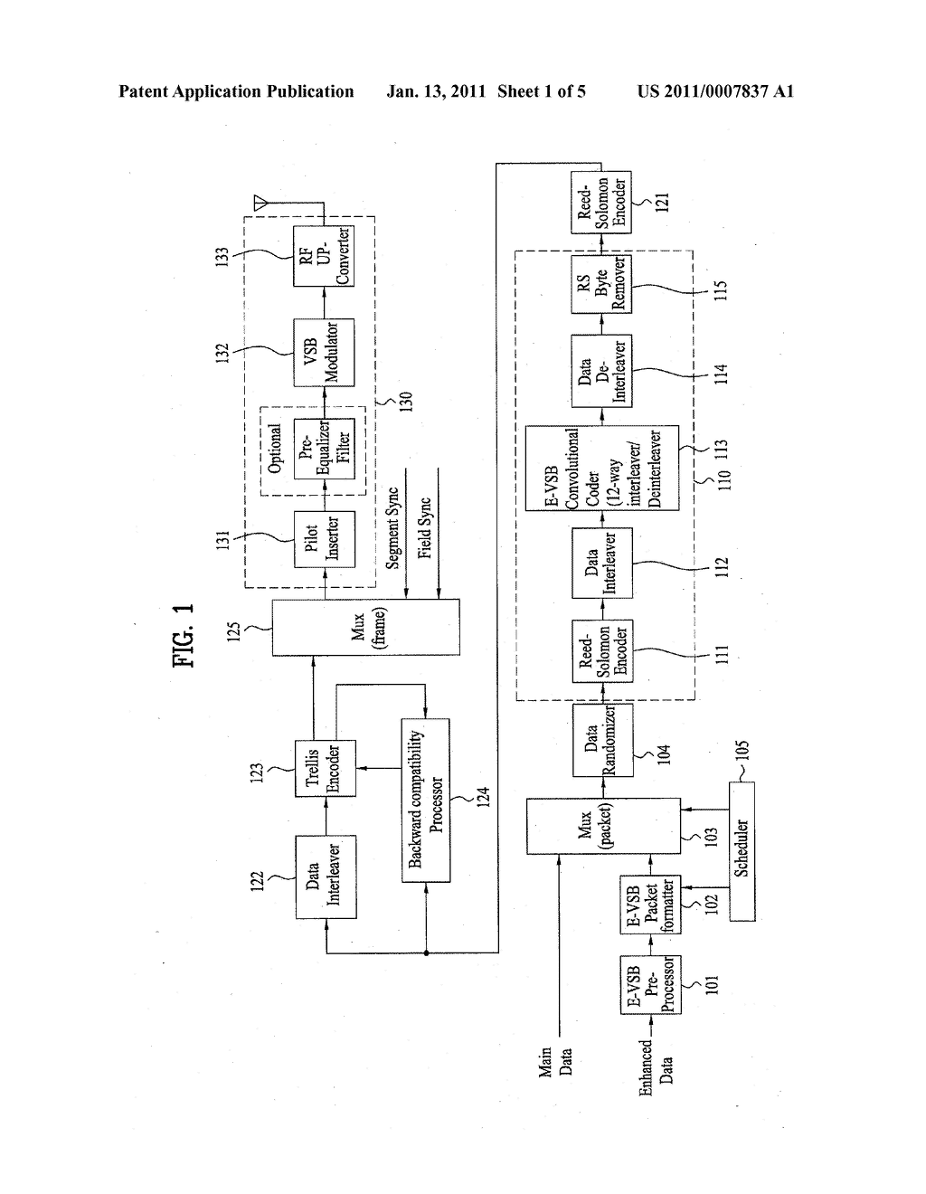 DTV RECEIVER AND METHOD OF PROCESSING BROADCAST SIGNAL IN DTV RECEIVER - diagram, schematic, and image 02