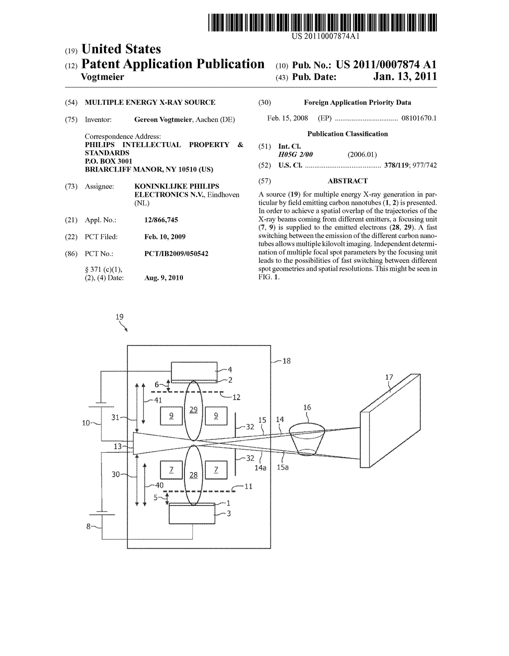 MULTIPLE ENERGY X-RAY SOURCE - diagram, schematic, and image 01