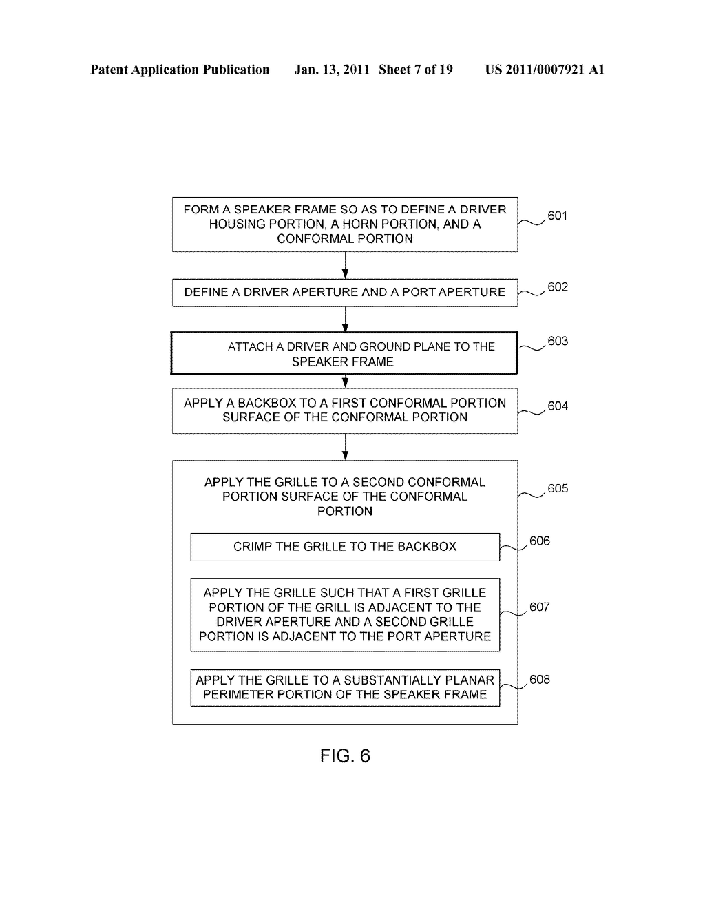 METHOD AND APPARATUS FOR A LOUDSPEAKER ASSEMBLY - diagram, schematic, and image 08