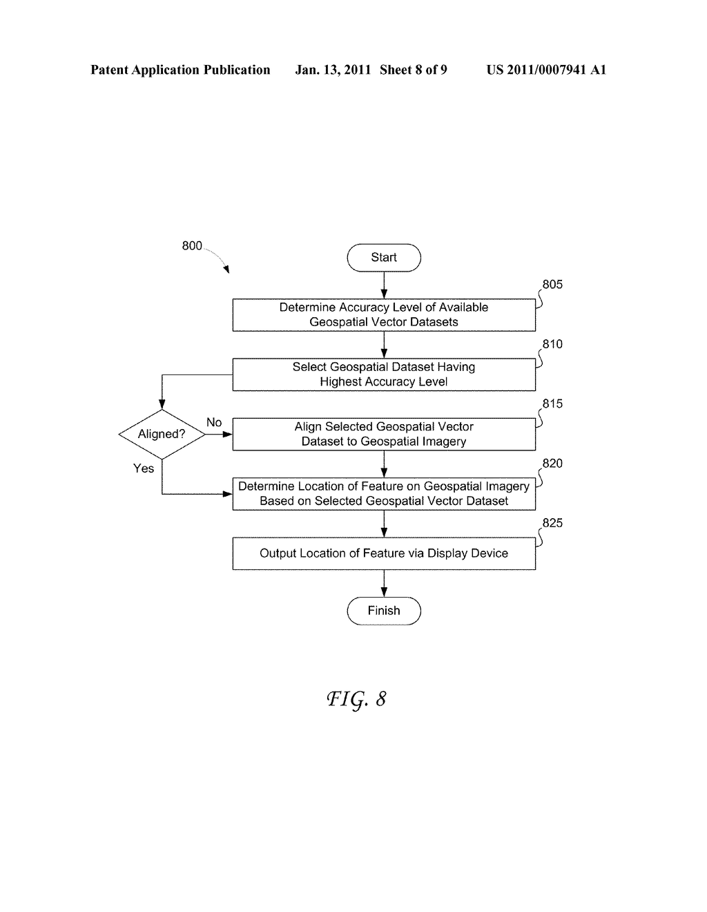 PRECISELY LOCATING FEATURES ON GEOSPATIAL IMAGERY - diagram, schematic, and image 09