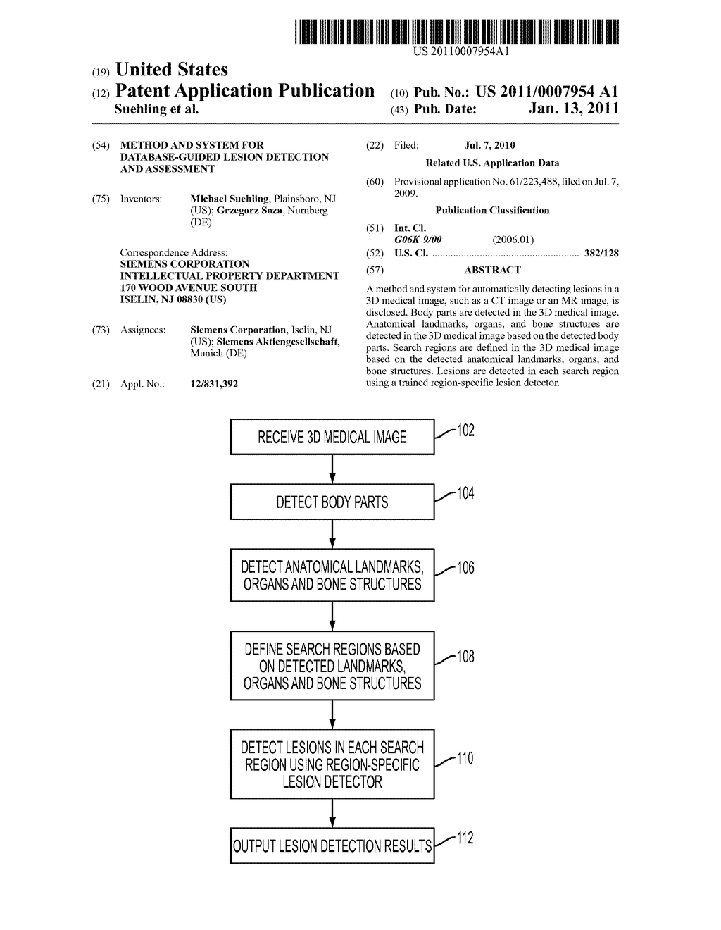 Method and System for Database-Guided Lesion Detection and Assessment - diagram, schematic, and image 01