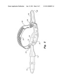 Writing/marking implement holder diagram and image