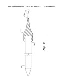 Writing/marking implement holder diagram and image