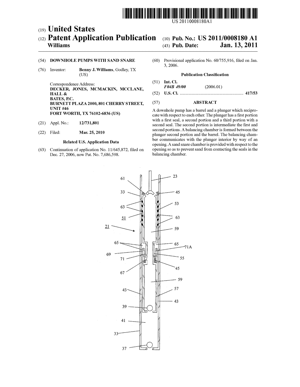 DOWNHOLE PUMPS WITH SAND SNARE - diagram, schematic, and image 01