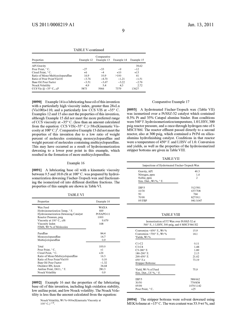 LUBRICATING BASE OIL MANUFACTURING PLANT FOR PRODUCING BASE OILS HAVING HIGH VISCOSITY INDEX AND DESIRED CYCLOPARAFINIC FUNCTIONALITY - diagram, schematic, and image 10