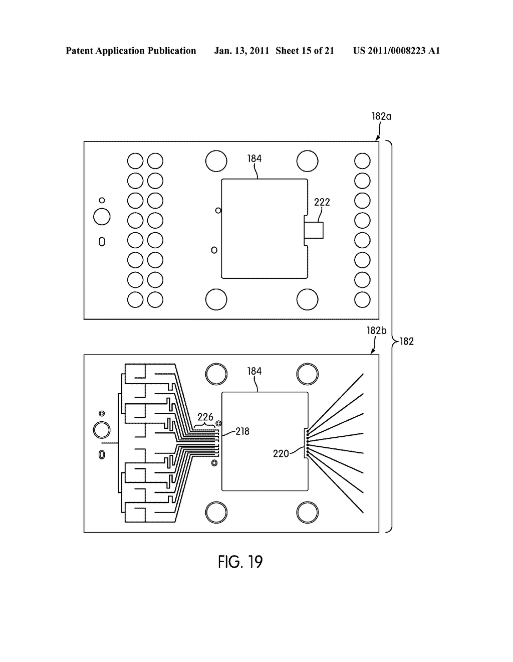 FLUID INTERFACE CARTRIDGE FOR A MICROFLUIDIC CHIP - diagram, schematic, and image 16