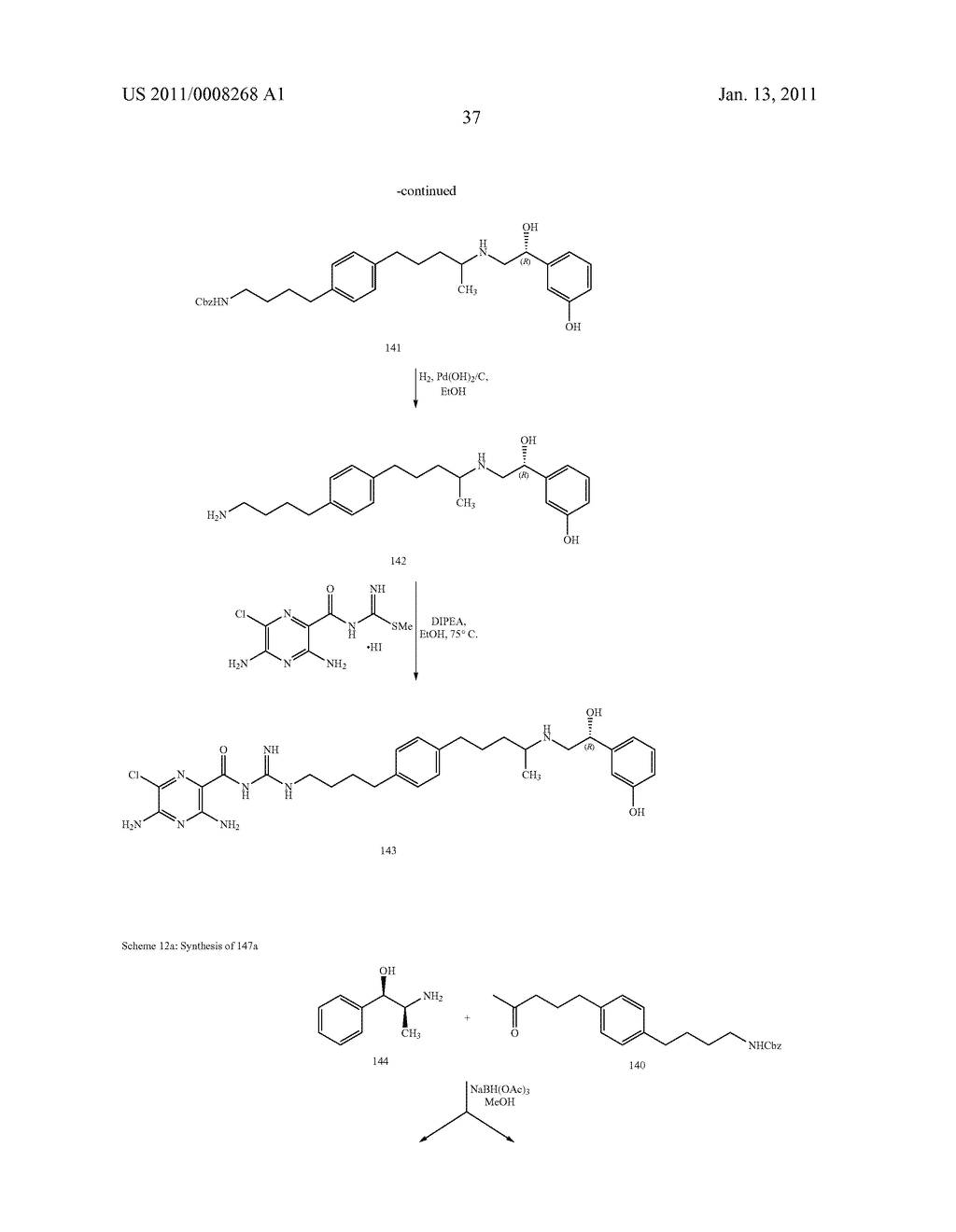 PHENYL SUBSTITUTED PYRAZINOYLGUANIDINE SODIUM CHANNEL BLOCKERS POSSESSING BETA AGONIST ACTIVITY - diagram, schematic, and image 42