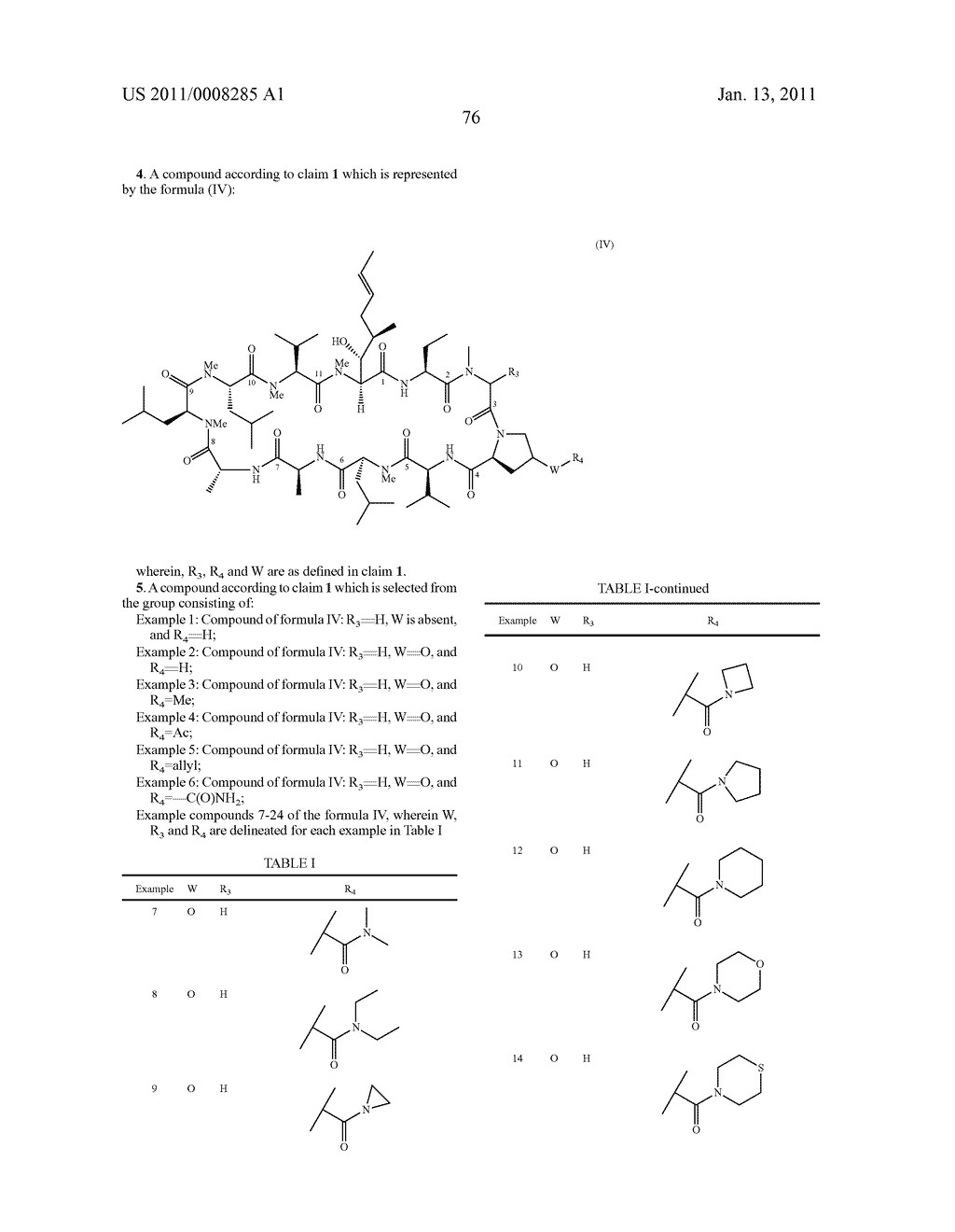 NOVEL CYCLOSPORIN ANALOGUES - diagram, schematic, and image 77