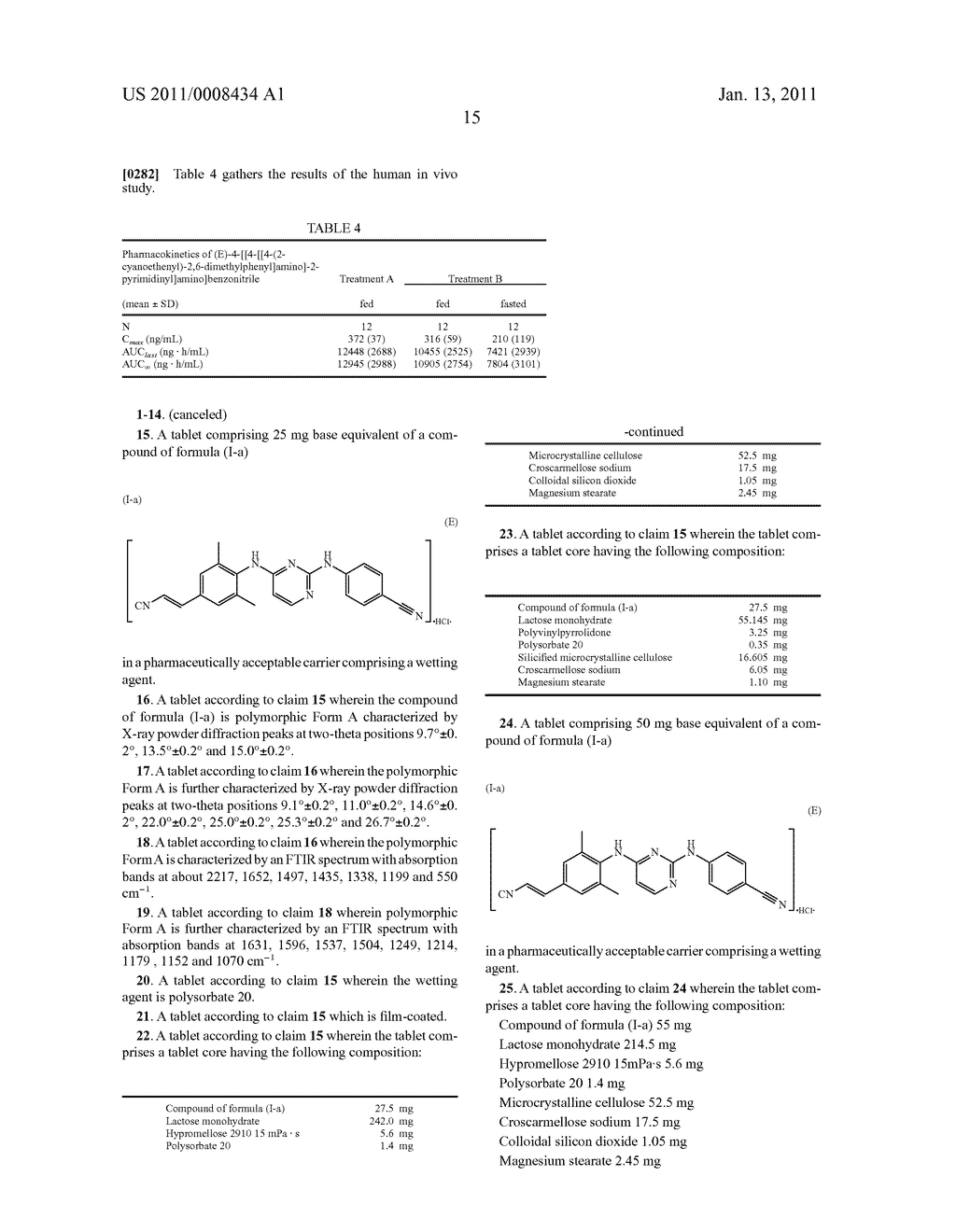 SALT OF 4-[[4-[[4-(2-CYANOETHENYL)-2,6-DIMETHYLPHENYL]AMINO]-2-PYRIMIDINYL- ]AMINO]BENZONITRILE - diagram, schematic, and image 24