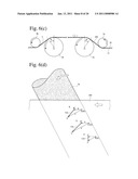 COMPOSITE FILM OF LINEARLY-SCRATCHED, THIN METAL FILM AND PLASTIC FILM, AND ITS PRODUCTION APPARATUS diagram and image