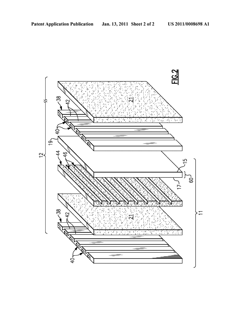 SEPARATOR PLATE CONFIGURATION FOR A FUEL CELL - diagram, schematic, and image 03