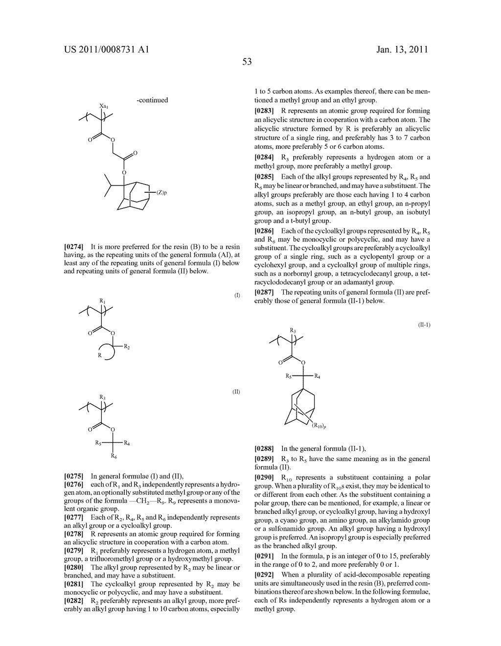 ACTINIC-RAY-OR RADIATION-SENSITIVE RESIN COMPOSITION, COMPOUND AND METHOD OF FORMING PATTERN USING THE COMPOSITION - diagram, schematic, and image 54