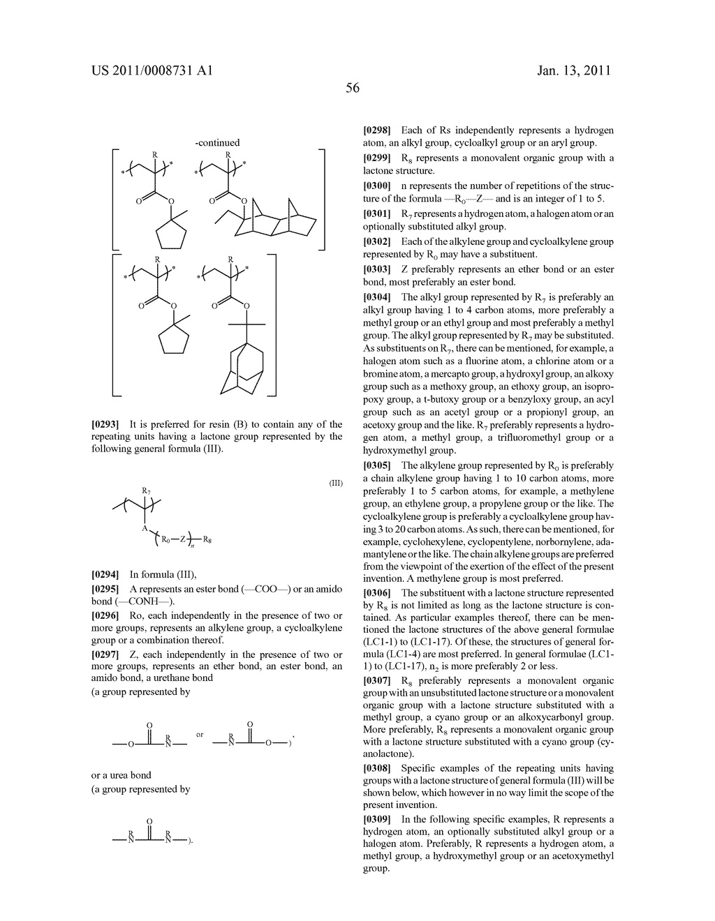 ACTINIC-RAY-OR RADIATION-SENSITIVE RESIN COMPOSITION, COMPOUND AND METHOD OF FORMING PATTERN USING THE COMPOSITION - diagram, schematic, and image 57