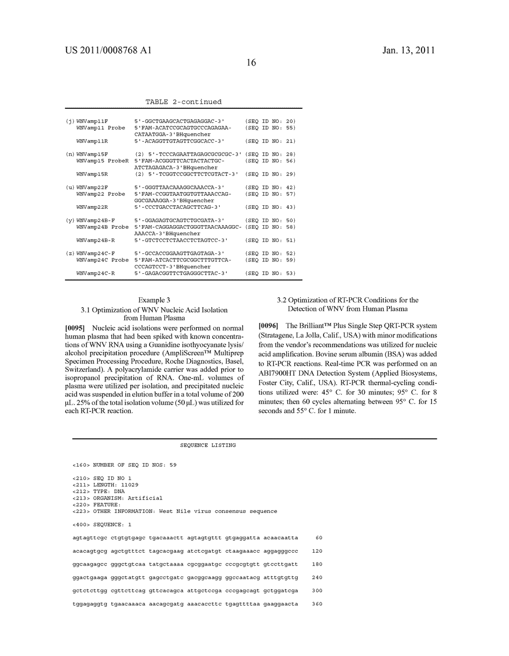 OLIGONUCLEOTIDES AND METHODS FOR DETECTION OF WEST NILE VIRUS - diagram, schematic, and image 20