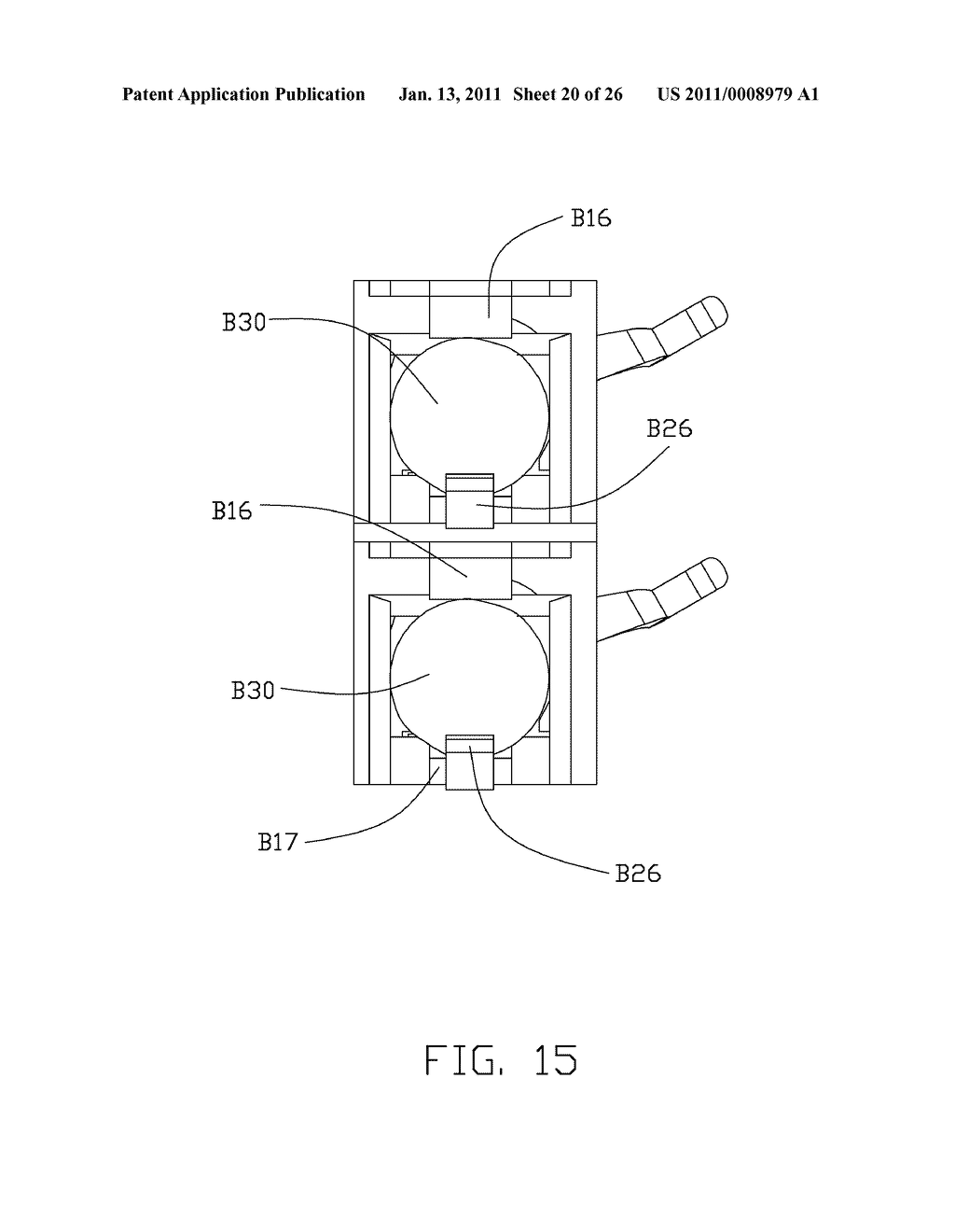 SOCKET CONNECTOR WITH CONTACT TERMINAL HAVING WAVEFORM ARRANGEMENT ADJACENT TO TAIL PORTION PERFECTING SOLDER JOINT - diagram, schematic, and image 21