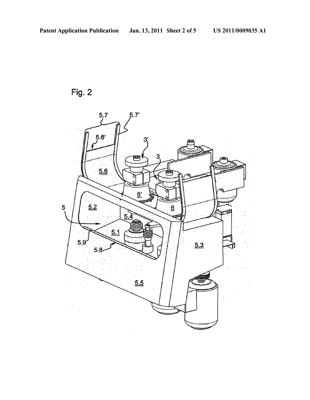Polishing machine for lenses and method for polishing a lens using a machine tool - diagram, schematic, and image 03