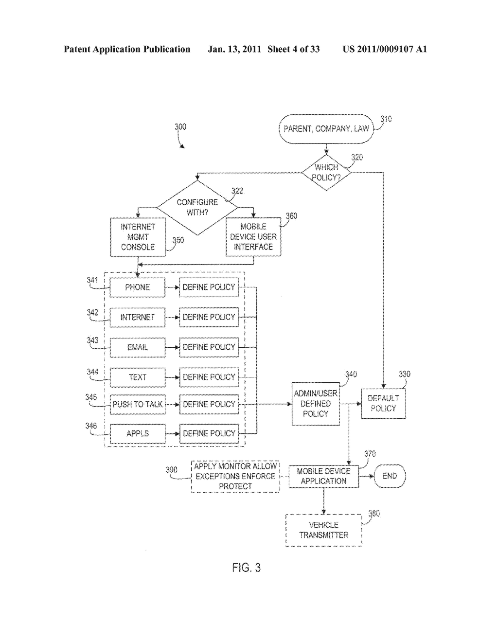 Systems, Methods, And Devices For Policy-Based Control and Monitoring of Use of Mobile Devices By Vehicle Operators - diagram, schematic, and image 05