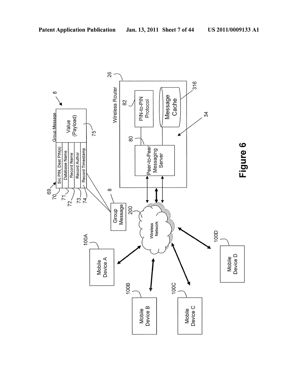 System and Method for Managing Items in a List Shared by a Group of Mobile Devices - diagram, schematic, and image 08