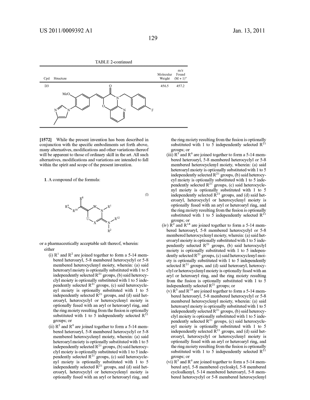 GAMMA SECRETASE MODULATORS - diagram, schematic, and image 130