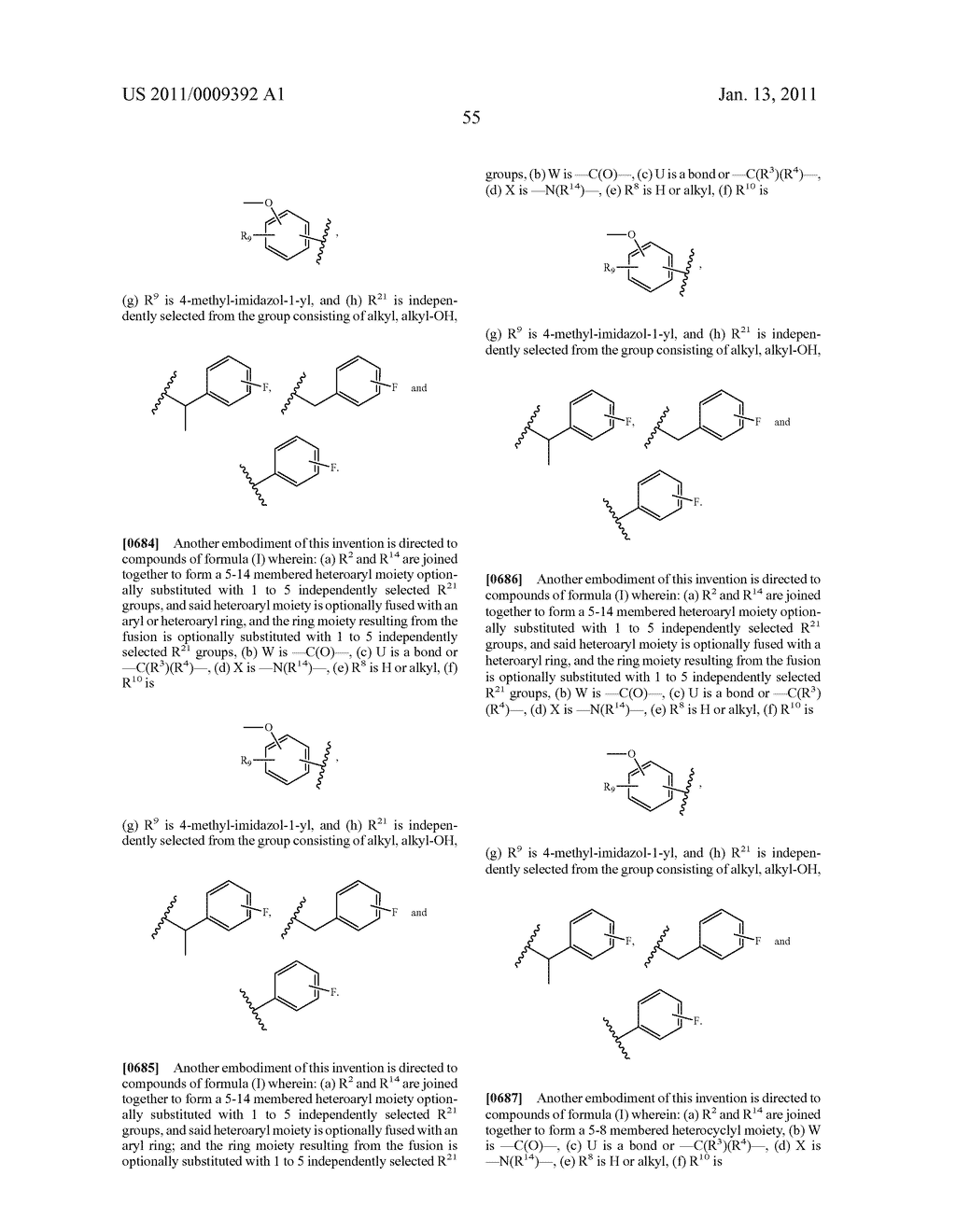 GAMMA SECRETASE MODULATORS - diagram, schematic, and image 56