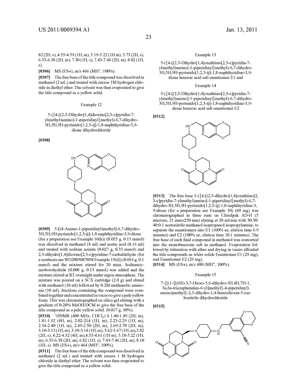 TRICYCLIC NITROGEN COMPOUNDS AND THEIR USE AS ANTIBACTERIAL AGENTS - diagram, schematic, and image 24