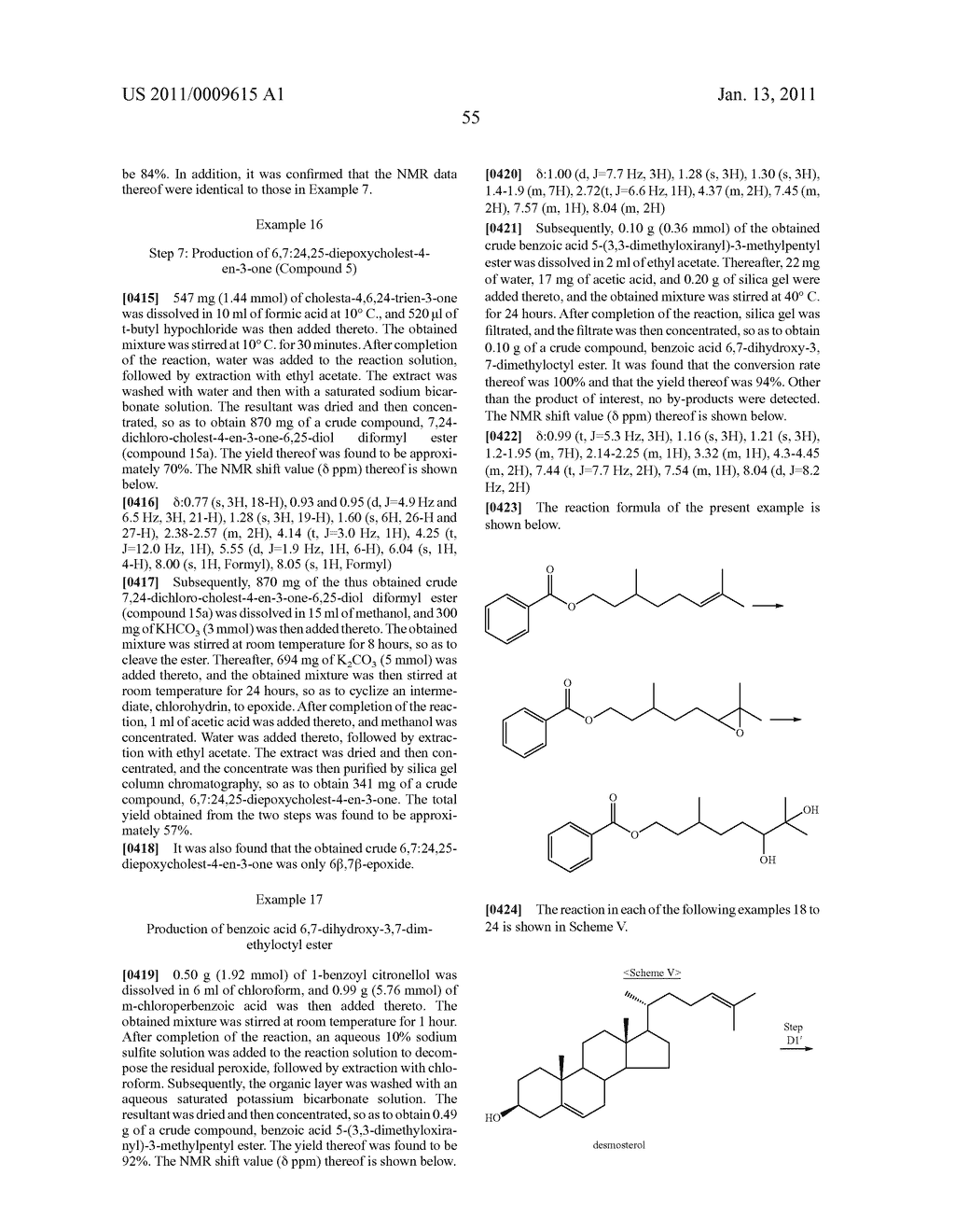 METHOD FOR PRODUCING A STEROID COMPOUND - diagram, schematic, and image 56