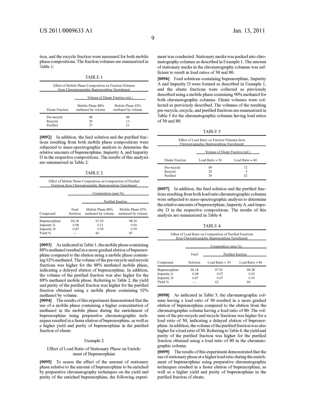 Method for the Enrichment of Buprenorphine using Chromatographic Techniques - diagram, schematic, and image 10