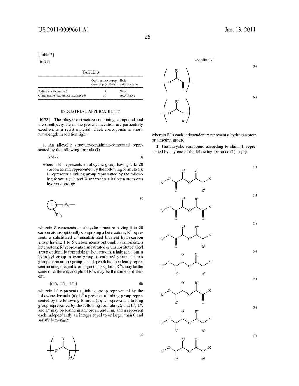 COMPOUND HAVING ALICYCLIC STRUCTURE, (METH)ACRYLIC ACID ESTER, AND PROCESS FOR PRODUCTION OF THE (METH)ACRYLIC ACID ESTER - diagram, schematic, and image 27