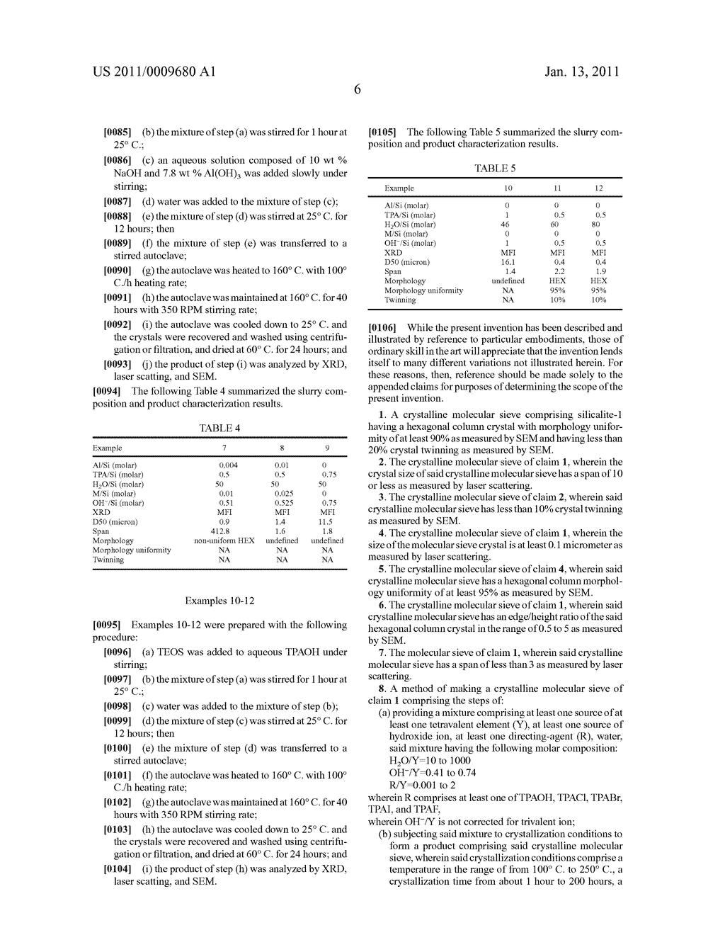 Molecular Sieve Composition and Method of Making and Using the Same - diagram, schematic, and image 09