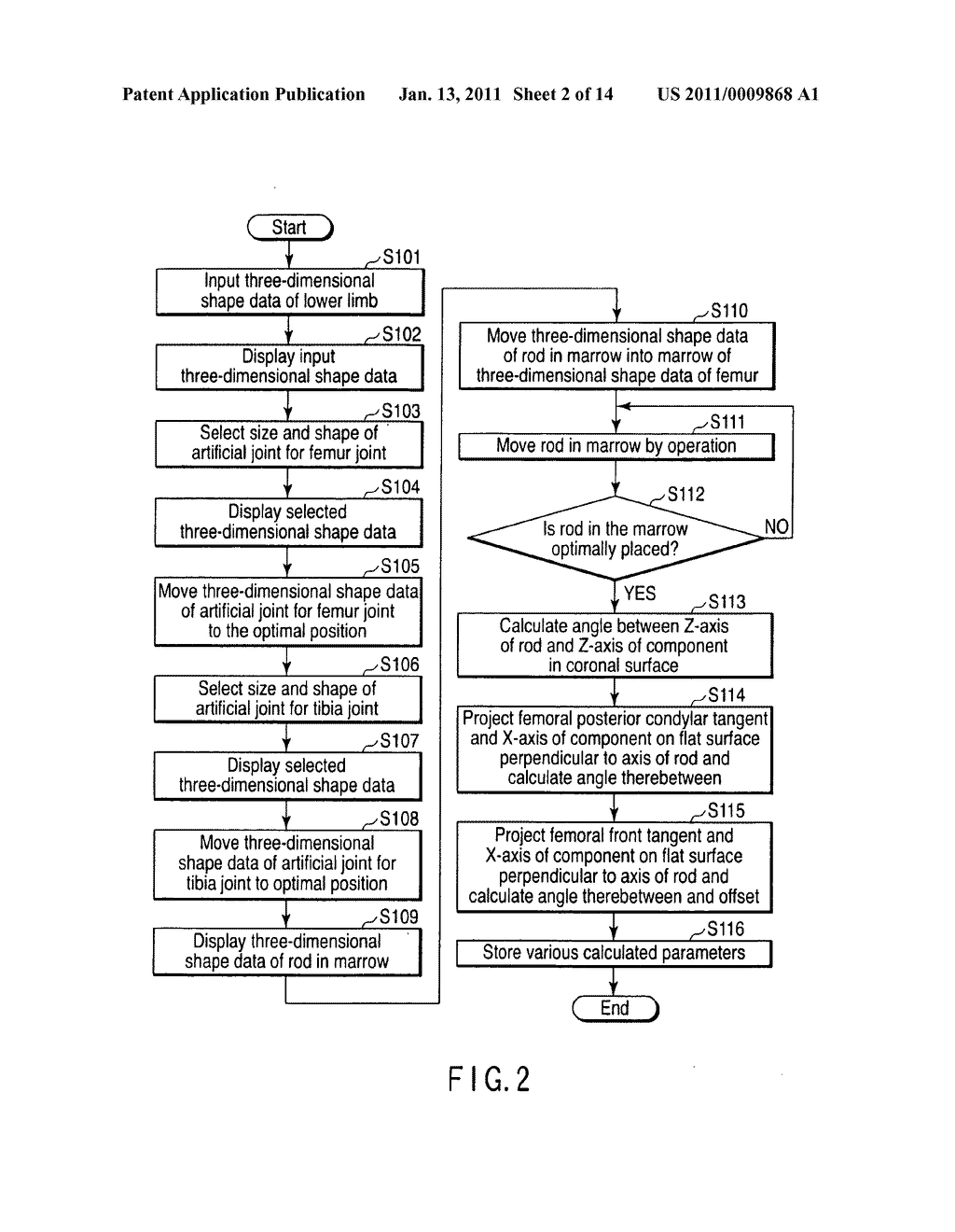 Apparatus for preoperative planning of artificial knee joint replacement operation and jig for supporting operation - diagram, schematic, and image 03