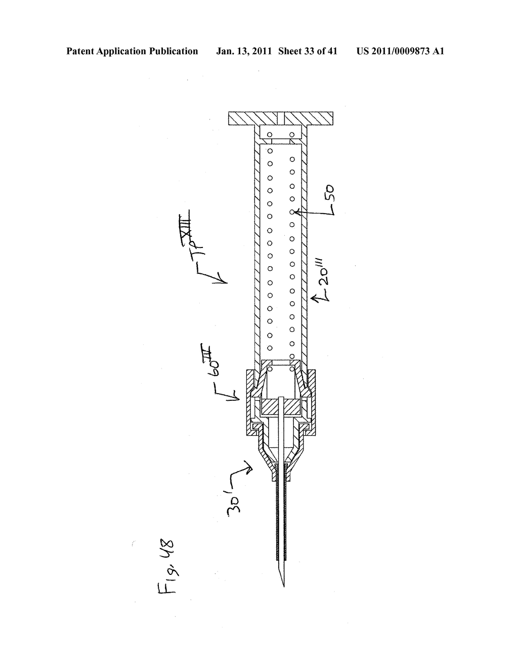 IV INFUSION SYSTEM DEVICE HAVING RETRACTABLE NEEDLE AND METHOD OF MAKING AND USING THE SAME - diagram, schematic, and image 34