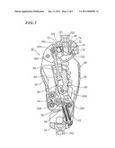 Knee Joint Including Manual Lock Mechanism and Artificial Thigh diagram and image