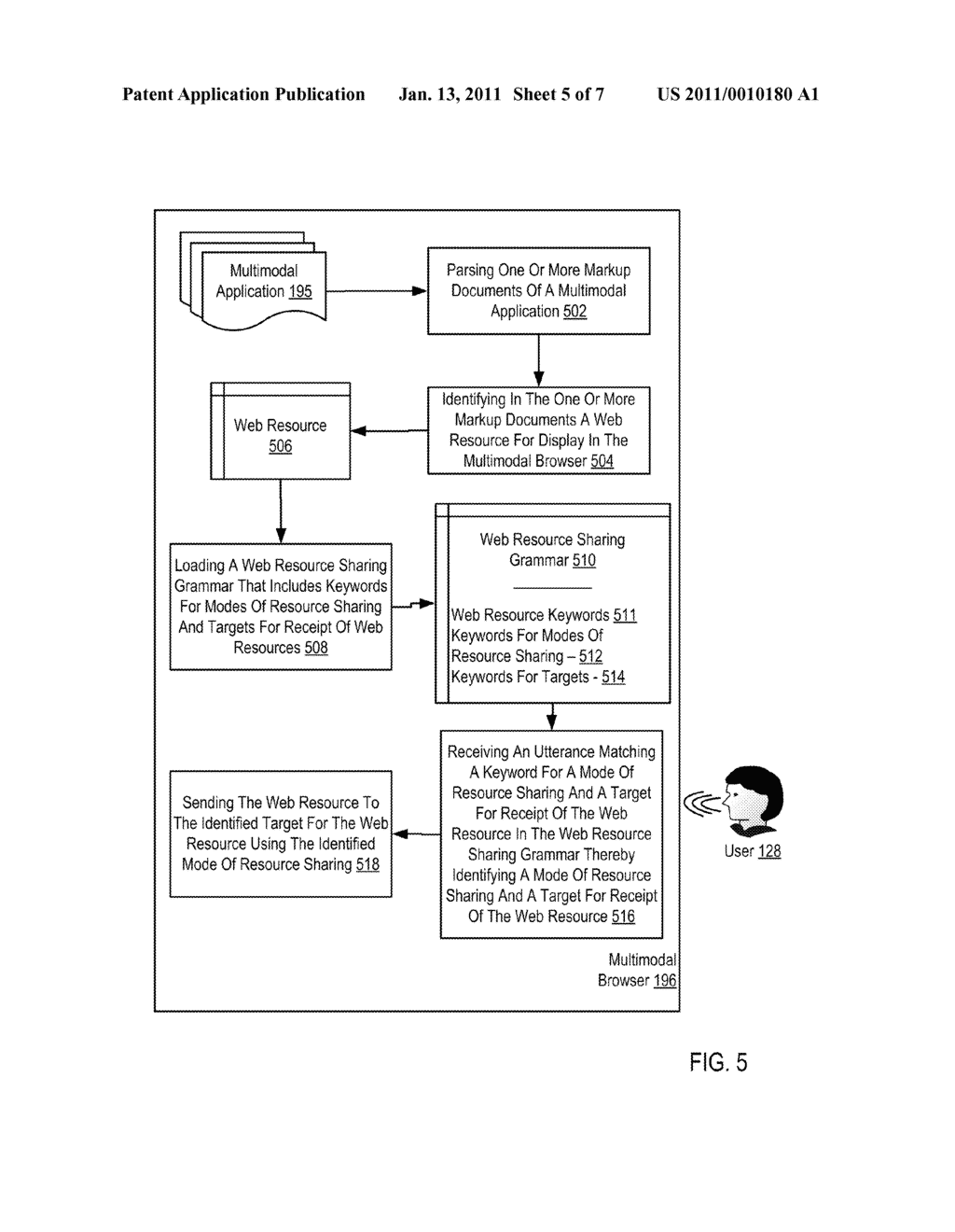 Speech Enabled Media Sharing In A Multimodal Application - diagram, schematic, and image 06