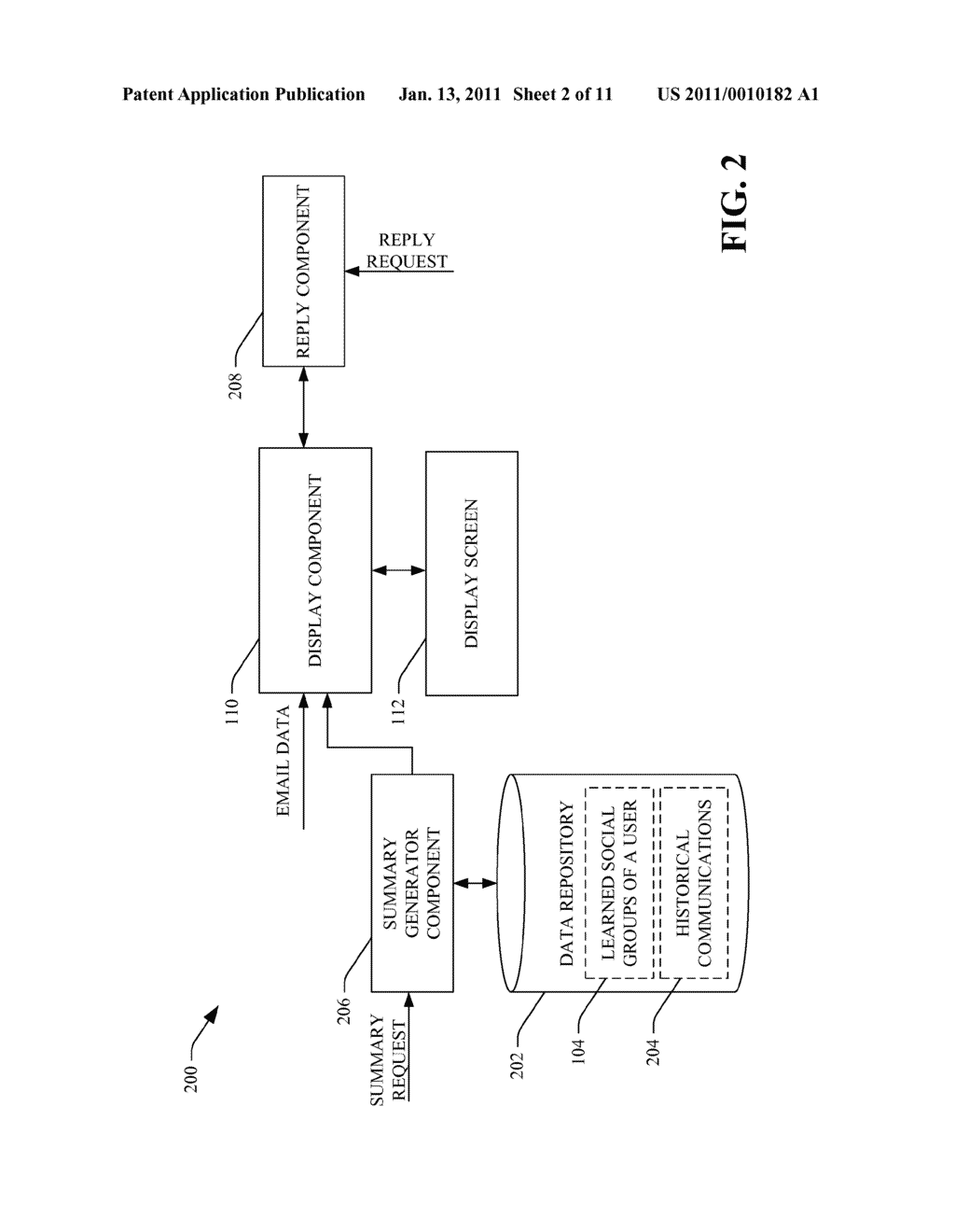 ELECTRONIC MESSAGE ORGANIZATION VIA SOCIAL GROUPS - diagram, schematic, and image 03