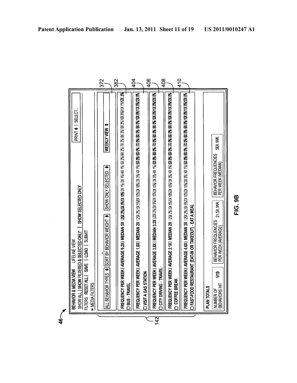 Method and apparatus for generating a media plan - diagram, schematic, and image 12