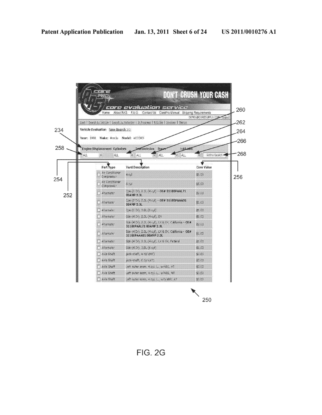 AUTOMOTIVE CORE FULFILLMENT SYSTEM AND METHOD - diagram, schematic, and image 07