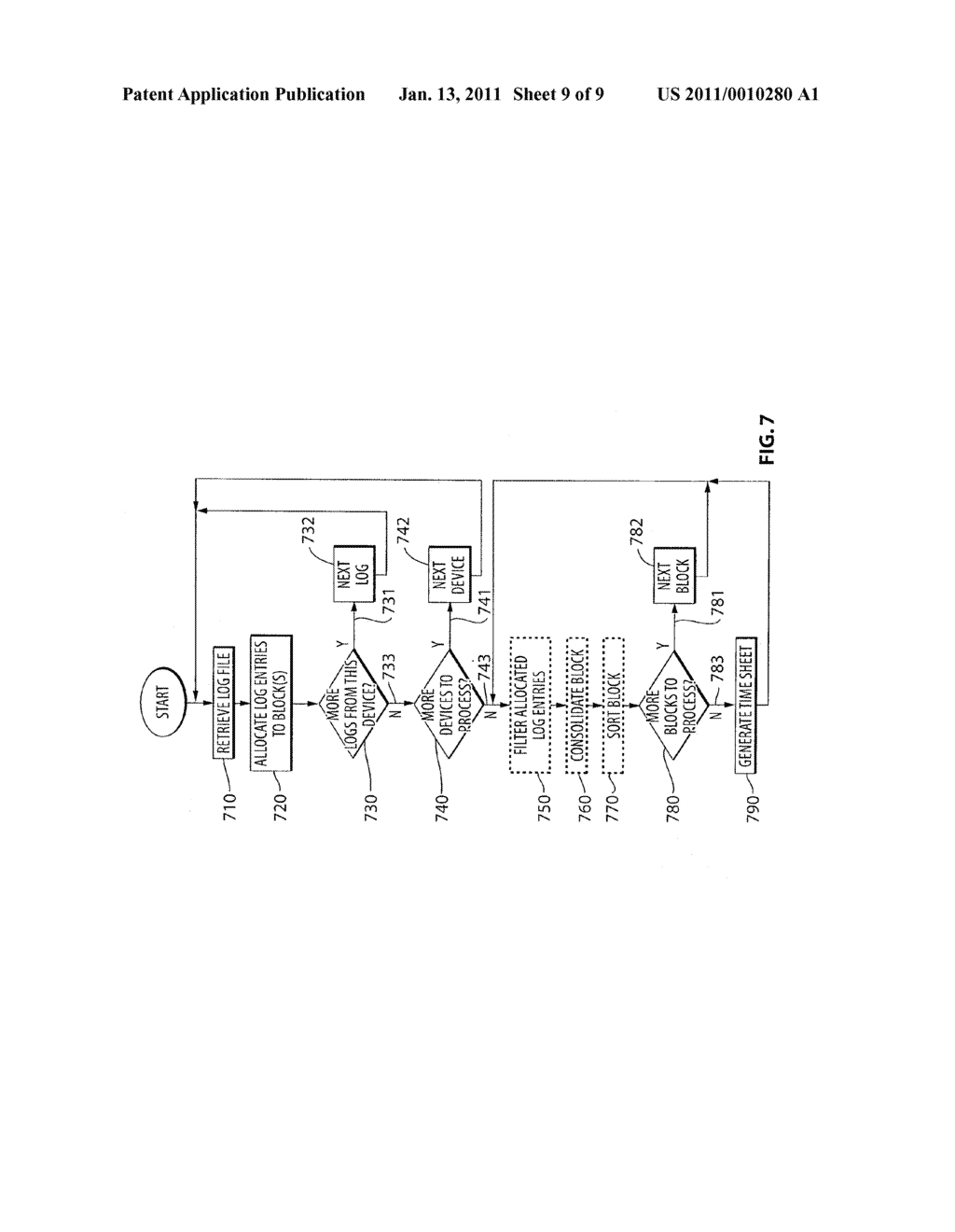 SYSTEM AND METHOD FOR CREATING A TIME SHEET - diagram, schematic, and image 10