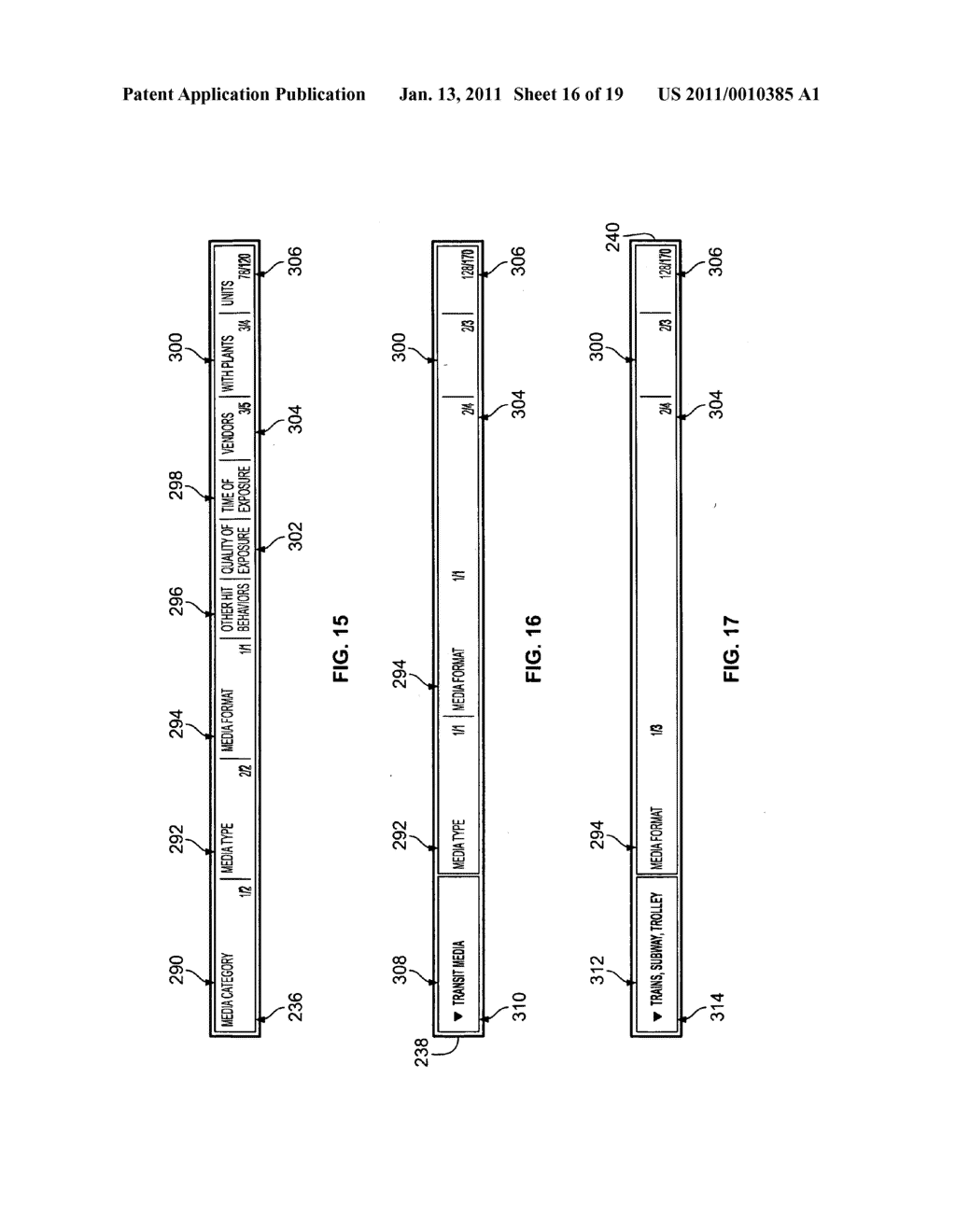 Method and apparatus for displaying search results while preparing a media plan - diagram, schematic, and image 17